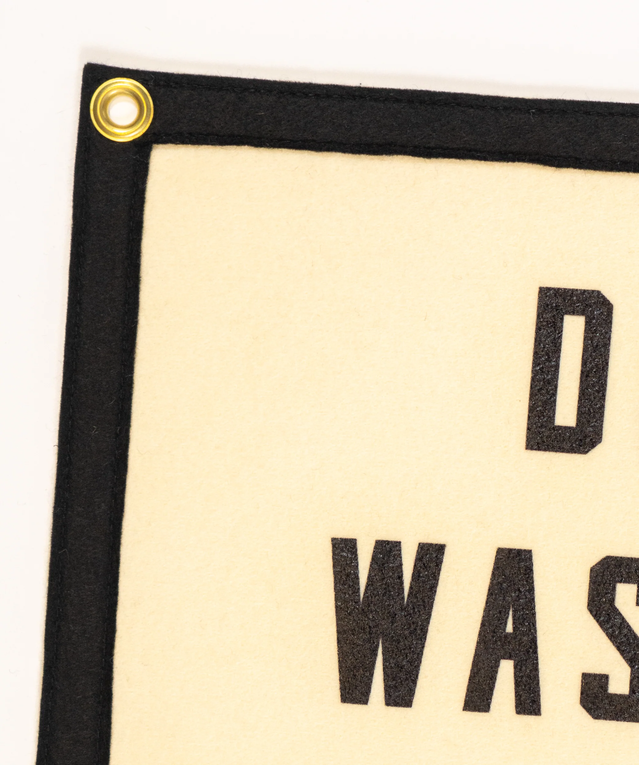 Don't Wash The Cast Iron Skillet Camp Flag • Jason Isbell x Oxford Pennant - Image 3