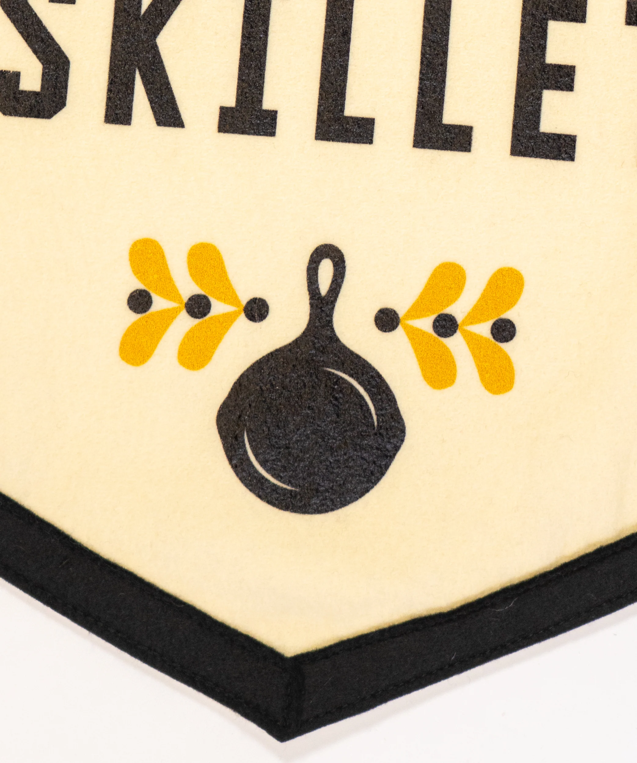 Don't Wash The Cast Iron Skillet Camp Flag • Jason Isbell x Oxford Pennant - Image 4