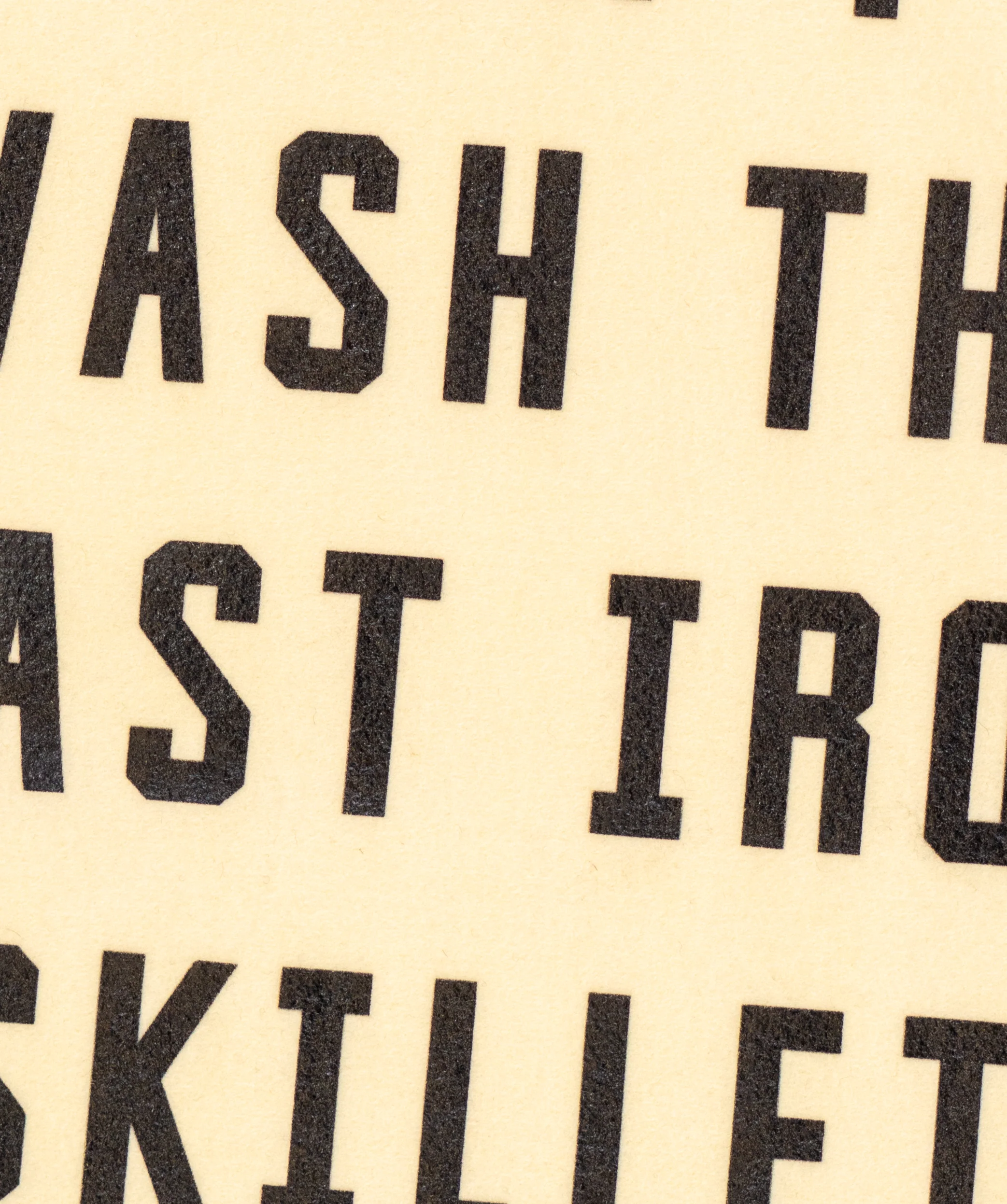 Don't Wash The Cast Iron Skillet Camp Flag • Jason Isbell x Oxford Pennant - Image 5