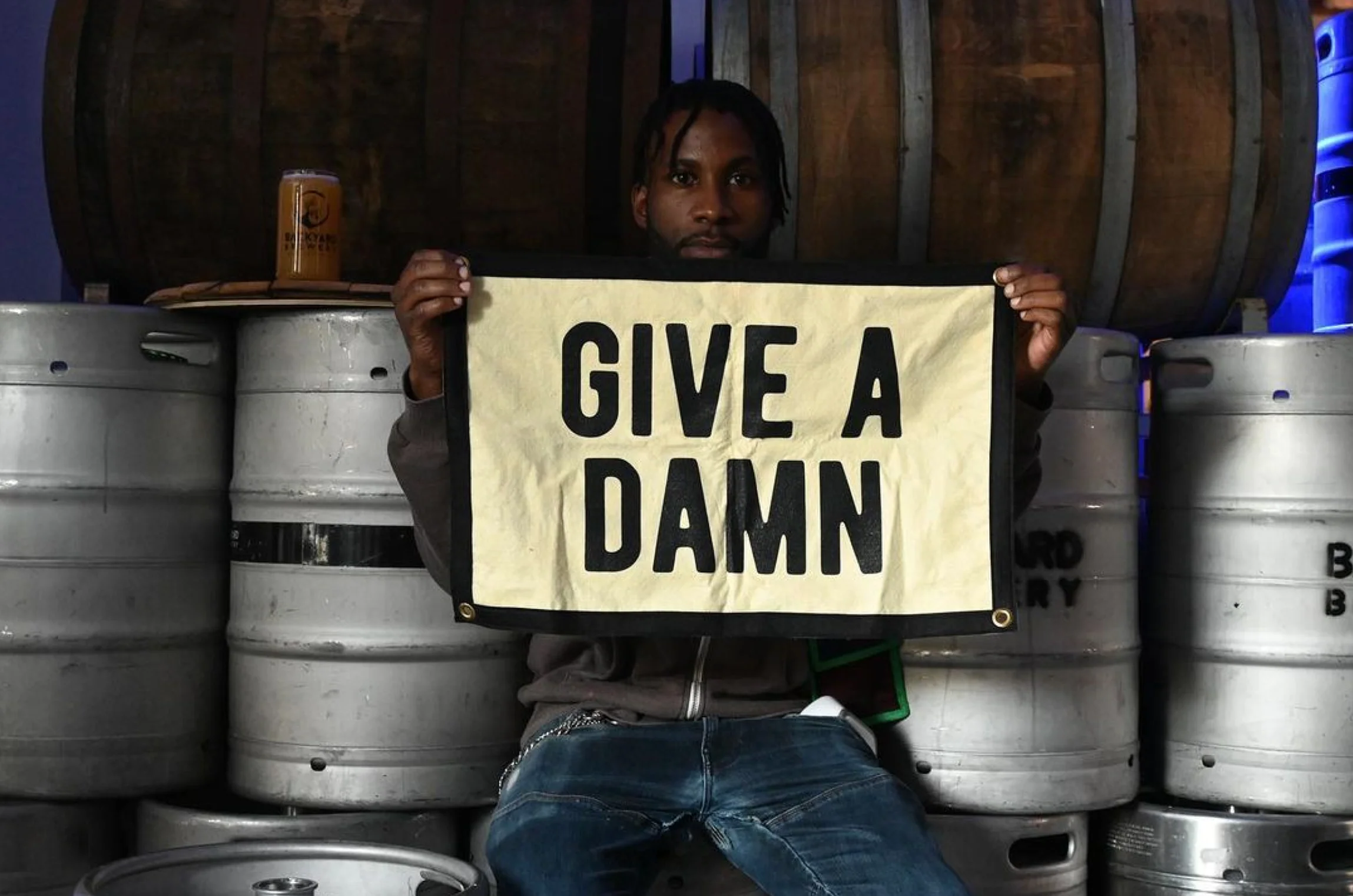 Give A Damn Camp Flag - Image 4