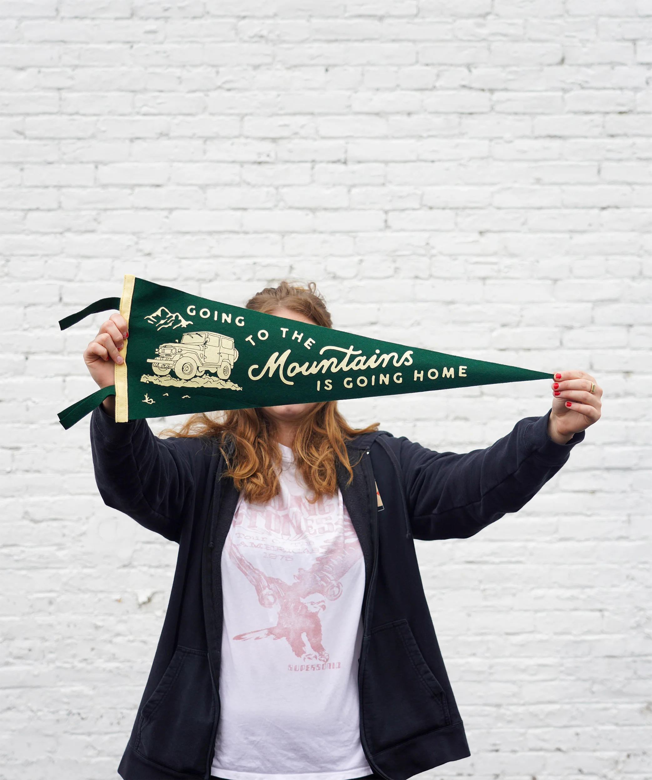 Going to the Mountains is Going Home Pennant - Image 7