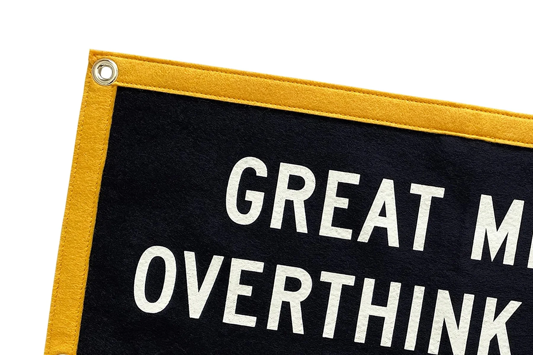 Great Minds Overthink Alike Camp Flag • Holy Smokes x Oxford Pennant - Image 3