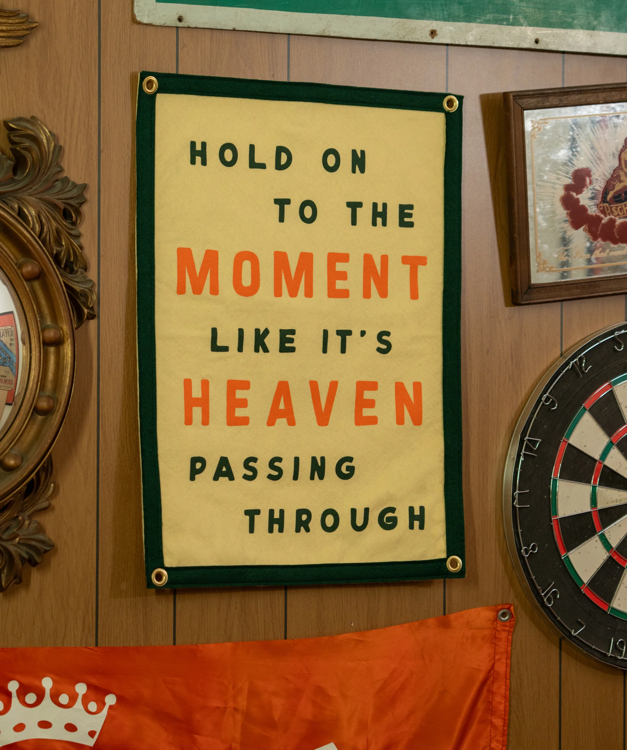Hold On To The Moment Like It's Heaven Passing Through Camp Flag • Turnpike Troubadours x Oxford Pennant - Image 2