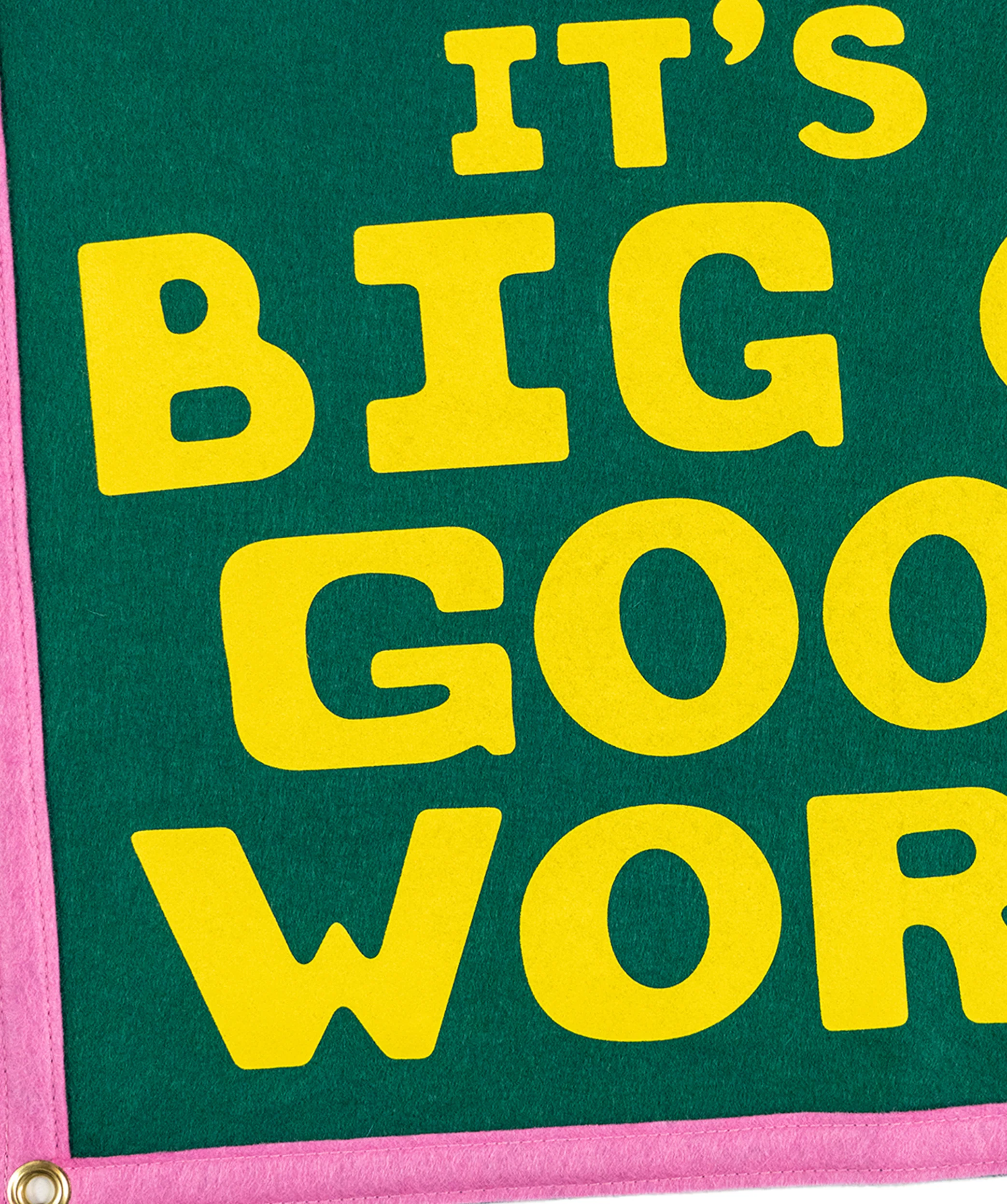 It's A Big Old Goofy World Camp Flag • John Prine x Oxford Pennant - Image 5