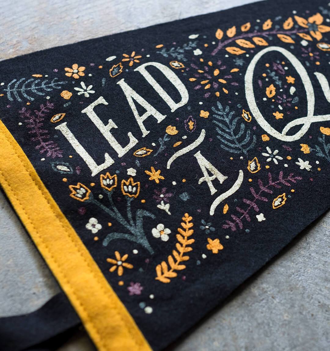 Lead a Quiet Life Pennant - Image 3