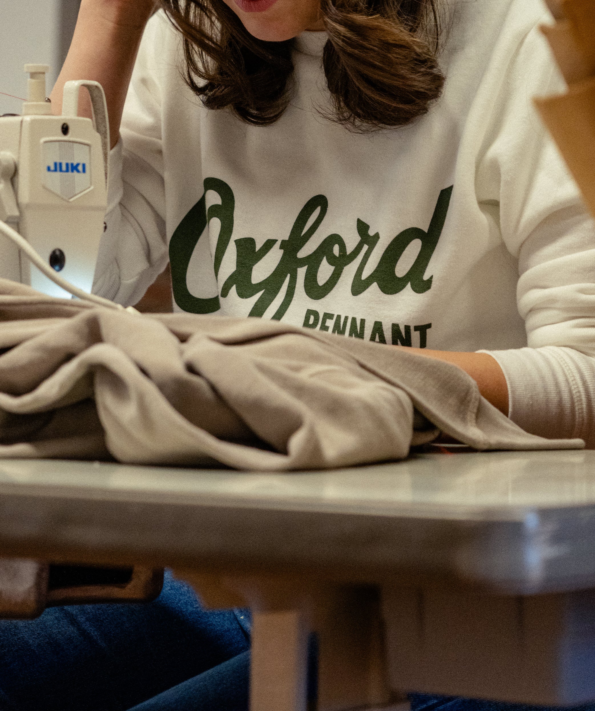 Oxford Pennant Manufacturing Script Shop Crewneck Sweatshirt - Image 5