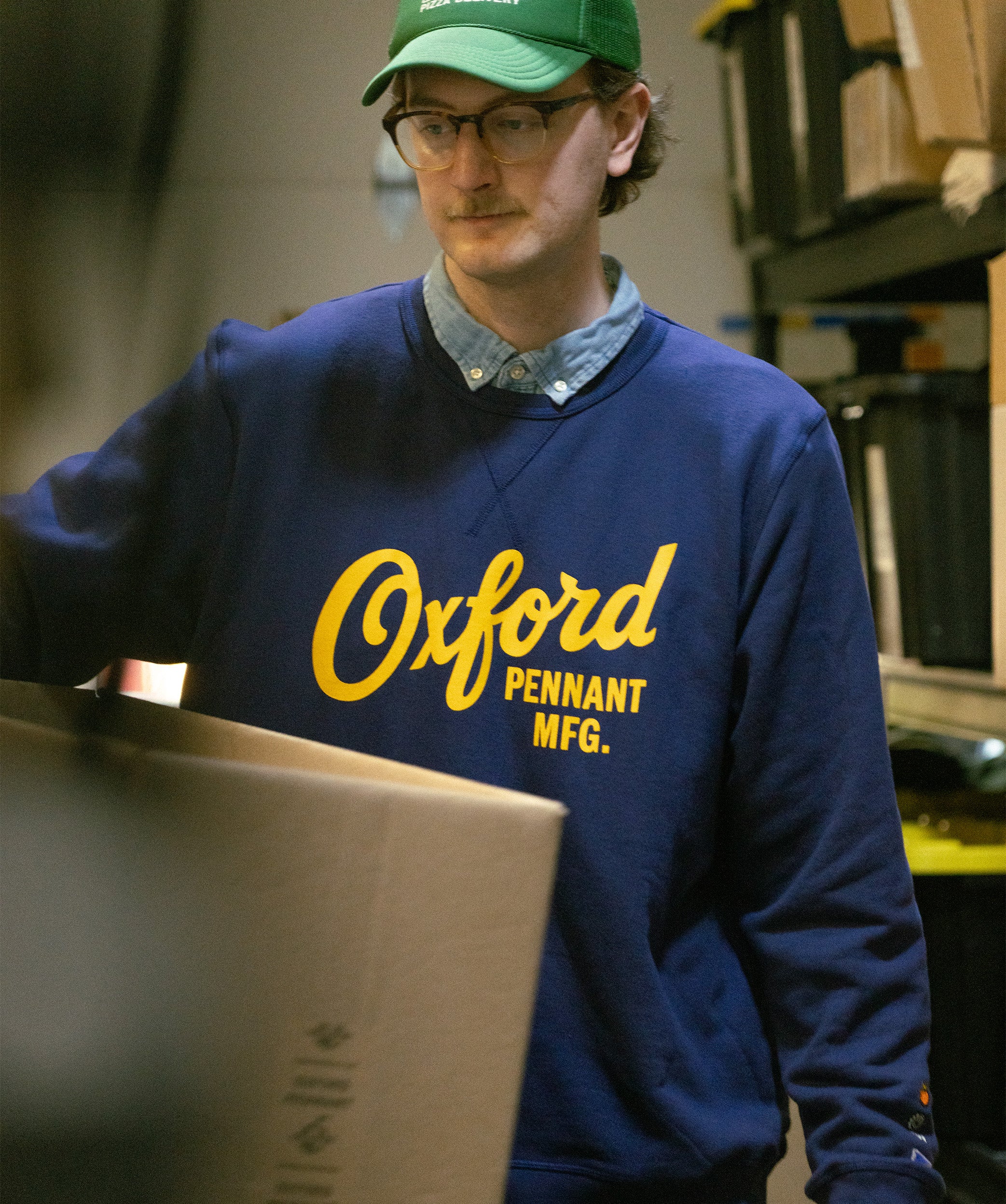 Oxford Pennant Manufacturing Script Shop Crewneck Sweatshirt - Image 6