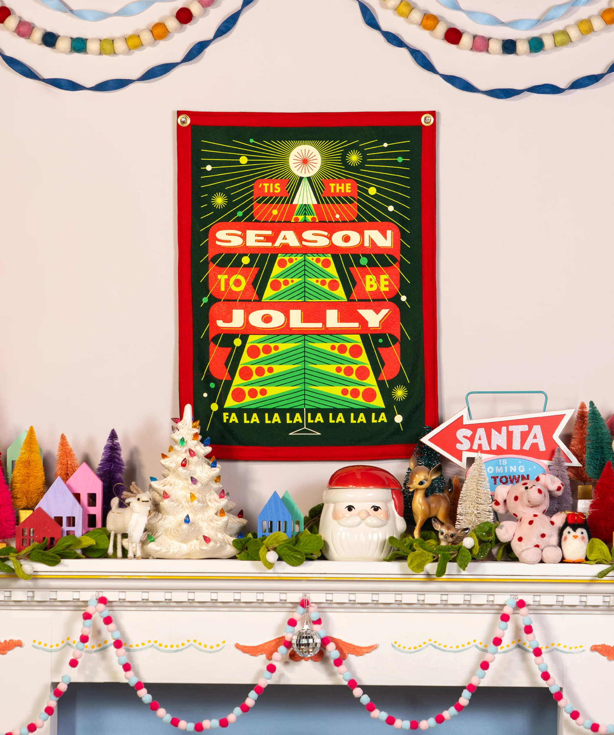 Tis the Season To Be Jolly Camp Flag • Invisible Creature x Oxford Pennant - Image 6